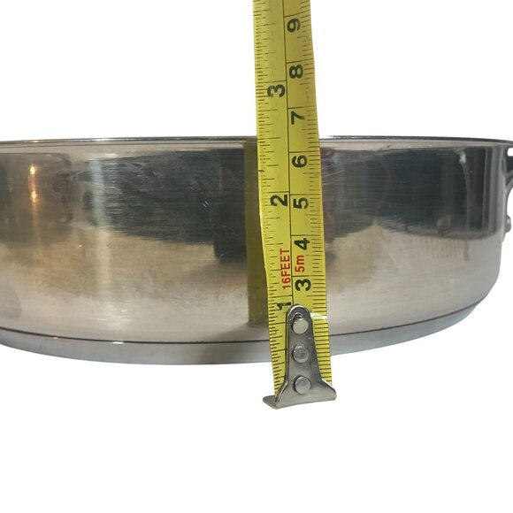 Cooking with Calphalon 3 Qt. 10" Stainless Steel Sauté Pan / Skillet with Lid - Picture 7 of 7